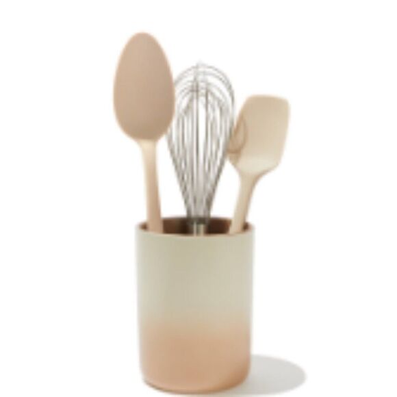 GIR: Get It Right Set of 3 Utensils + Ceramic Holder - Picture 1 of 8